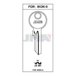 Ébauche de clé JMA ZE-N1 – vue groupée