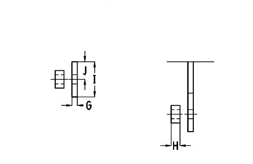 Dimensions de la gâche Sobinco 8353