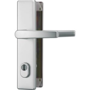 Abus | Garniture de sécurité anti-effraction avec protection du cylindre | Béquille double | PC 72 mm