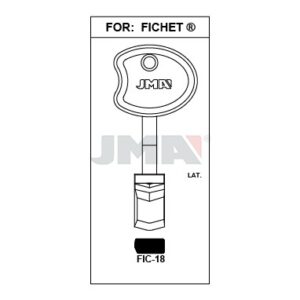 Ébauche de clé JMA FIC-18 – vue groupée