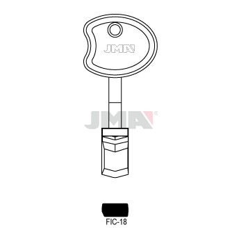 Ébauche de clé JMA FIC-18