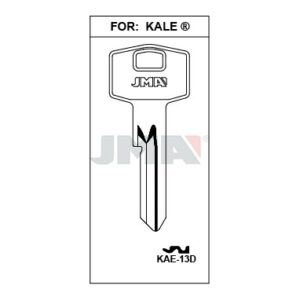 Ébauche de clé JMA KAE-13D – vue groupée