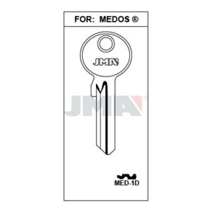 Ébauche de clé JMA MED-1D – vue groupée