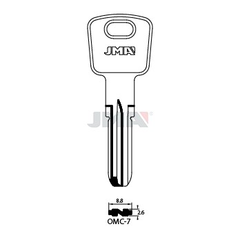 Ébauche de clé JMA OMC-7