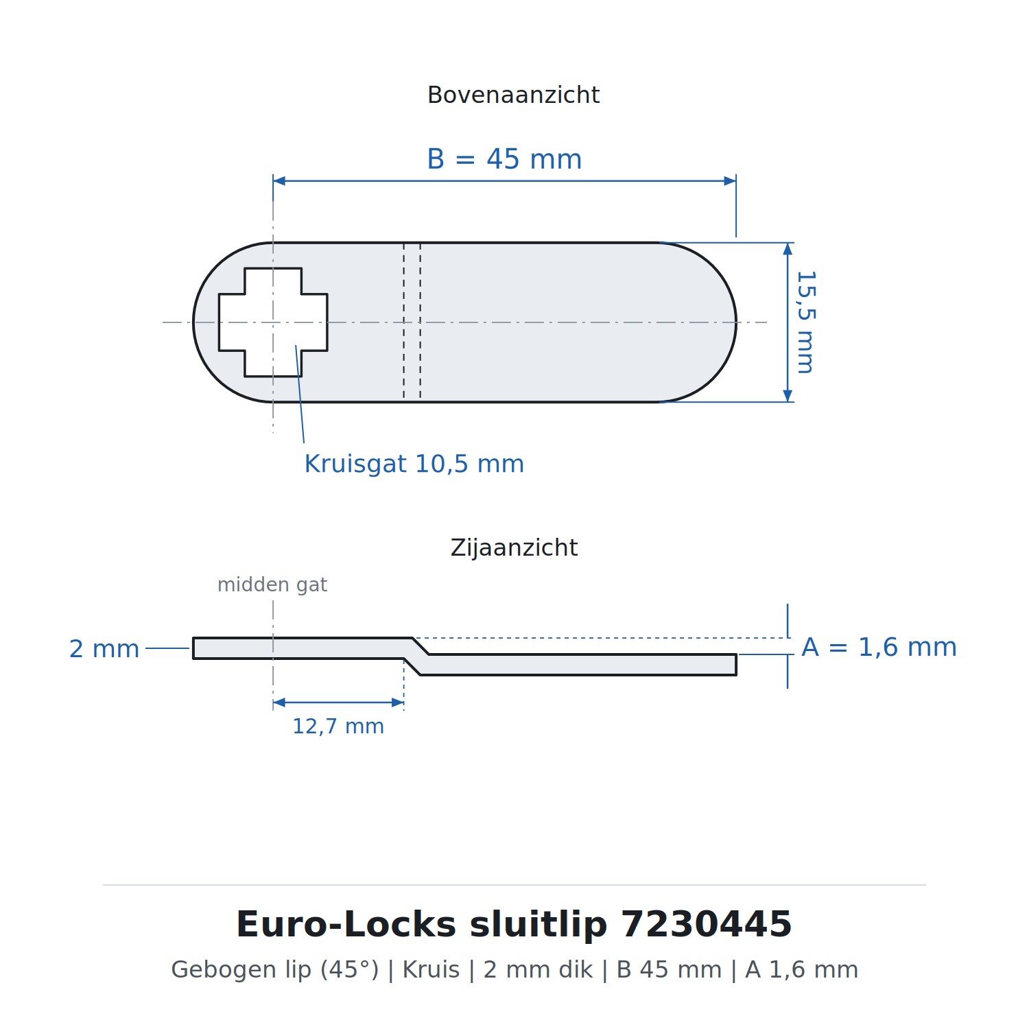 Euro-Locks came 7230445 - Dessin technique