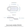Euro-Locks came 7231231 - Dessin technique