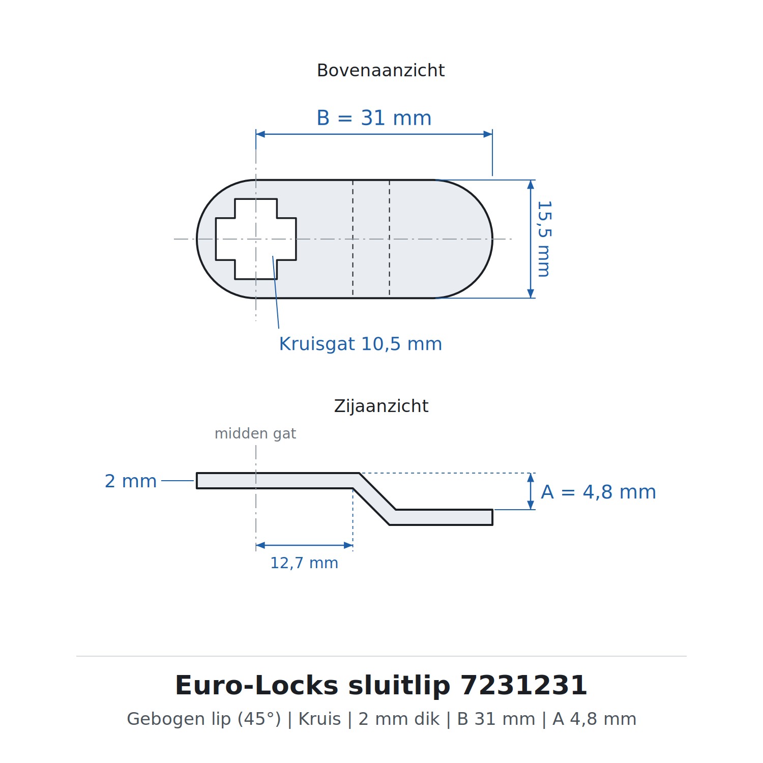 Euro-Locks came 7231231 - Dessin technique