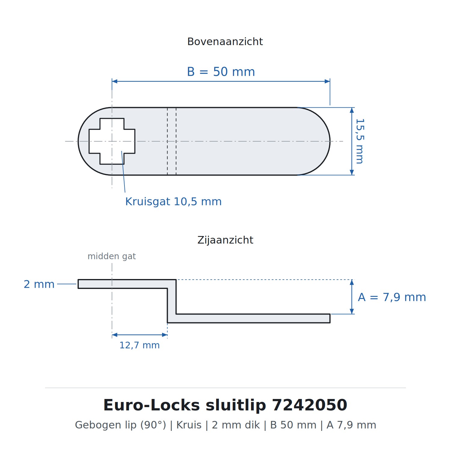 Euro-Locks came 7242050 - Dessin technique