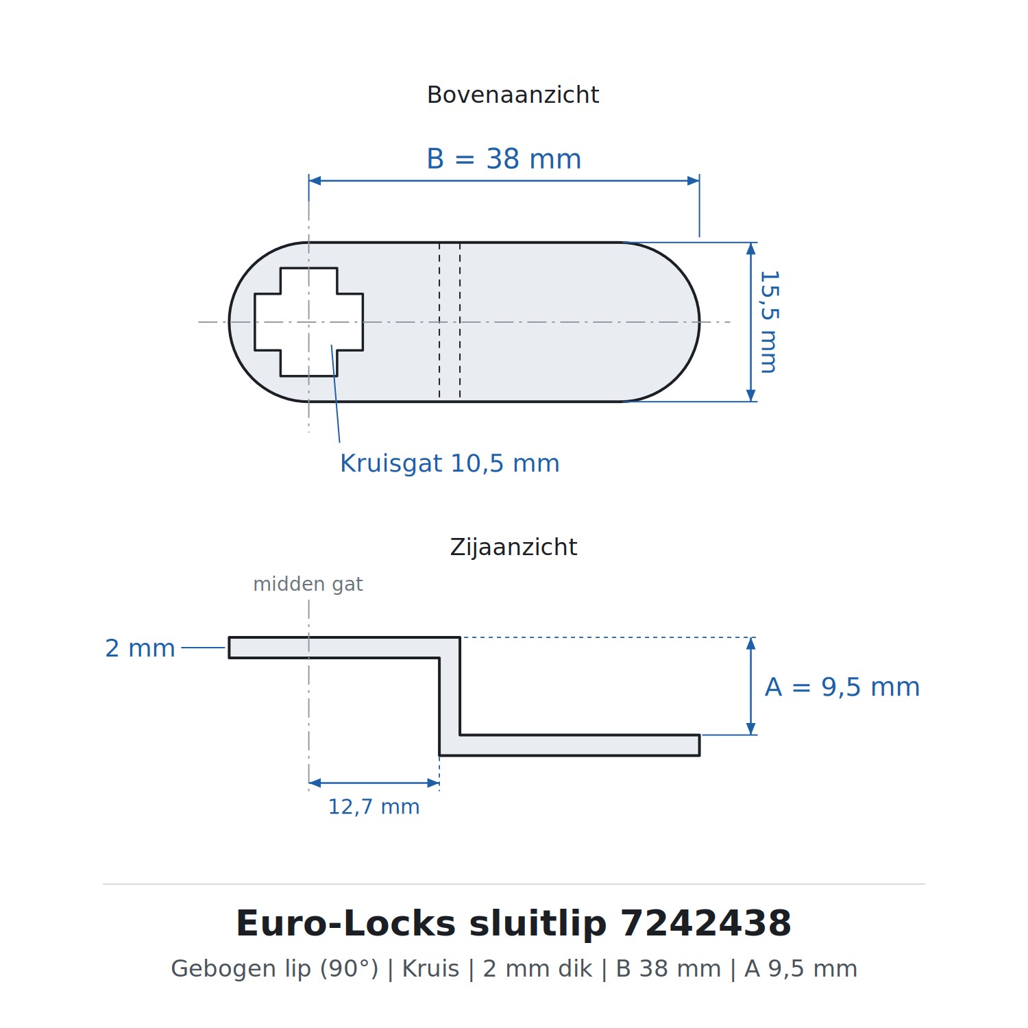 Euro-Locks came 7242438 - Dessin technique