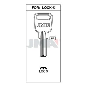 Ébauche de clé JMA LOC-9 – vue groupée